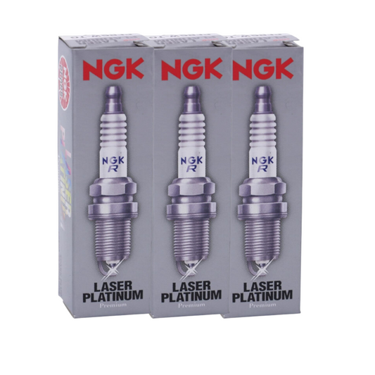 Jogo 3 Velas Ignição Laser Platinum - Ngk - PKER7A8DES - (1)