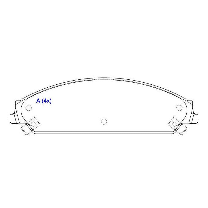 Pastilhas de Freio - Syl - 3121 - (3)