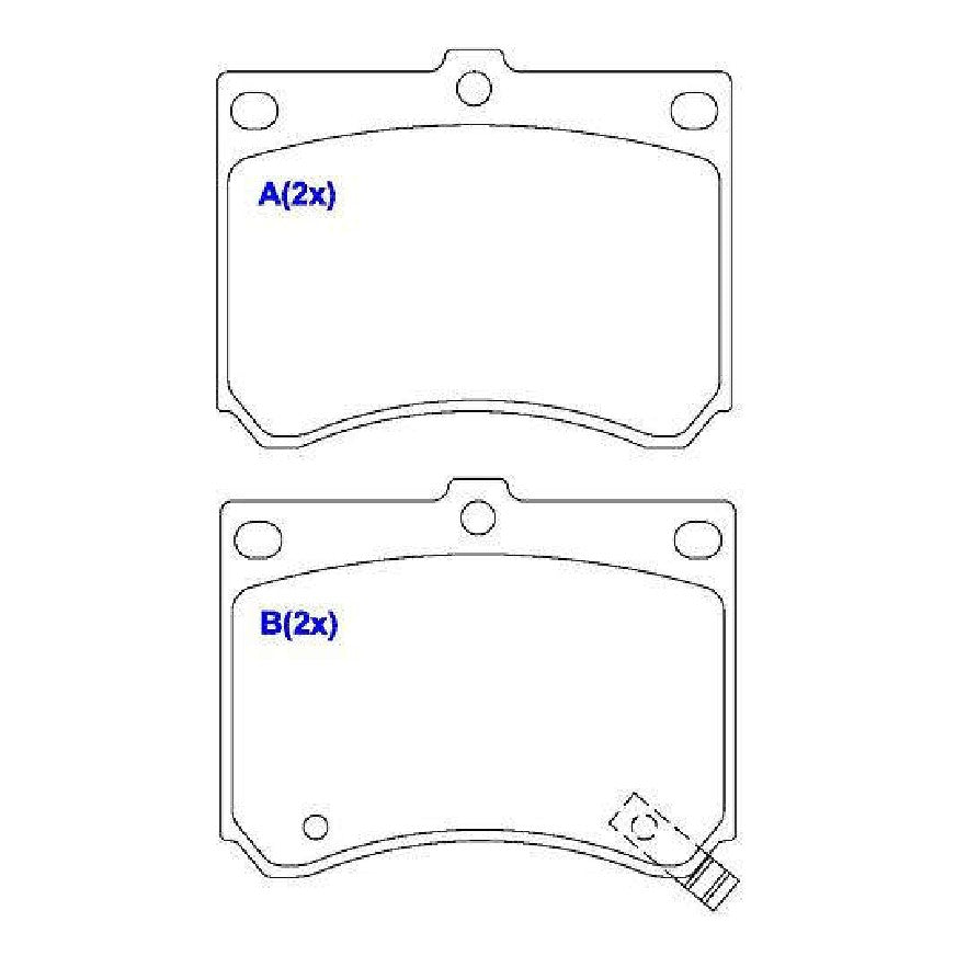 Pastilhas de Freio - Syl - 3288 - (1)