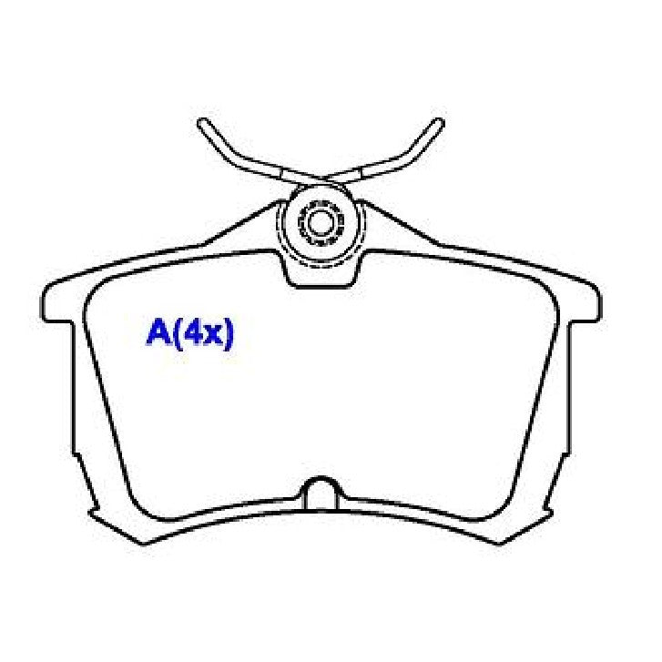 Pastilhas de Freio - Syl - 4250 - (2)