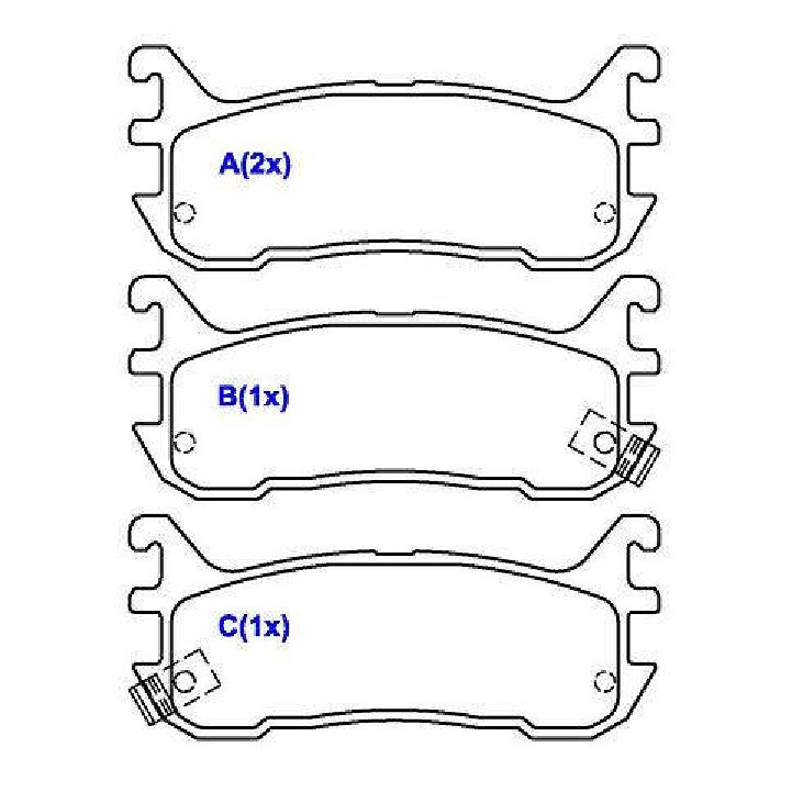 Pastilhas de Freio - Syl - 5289 - (2)