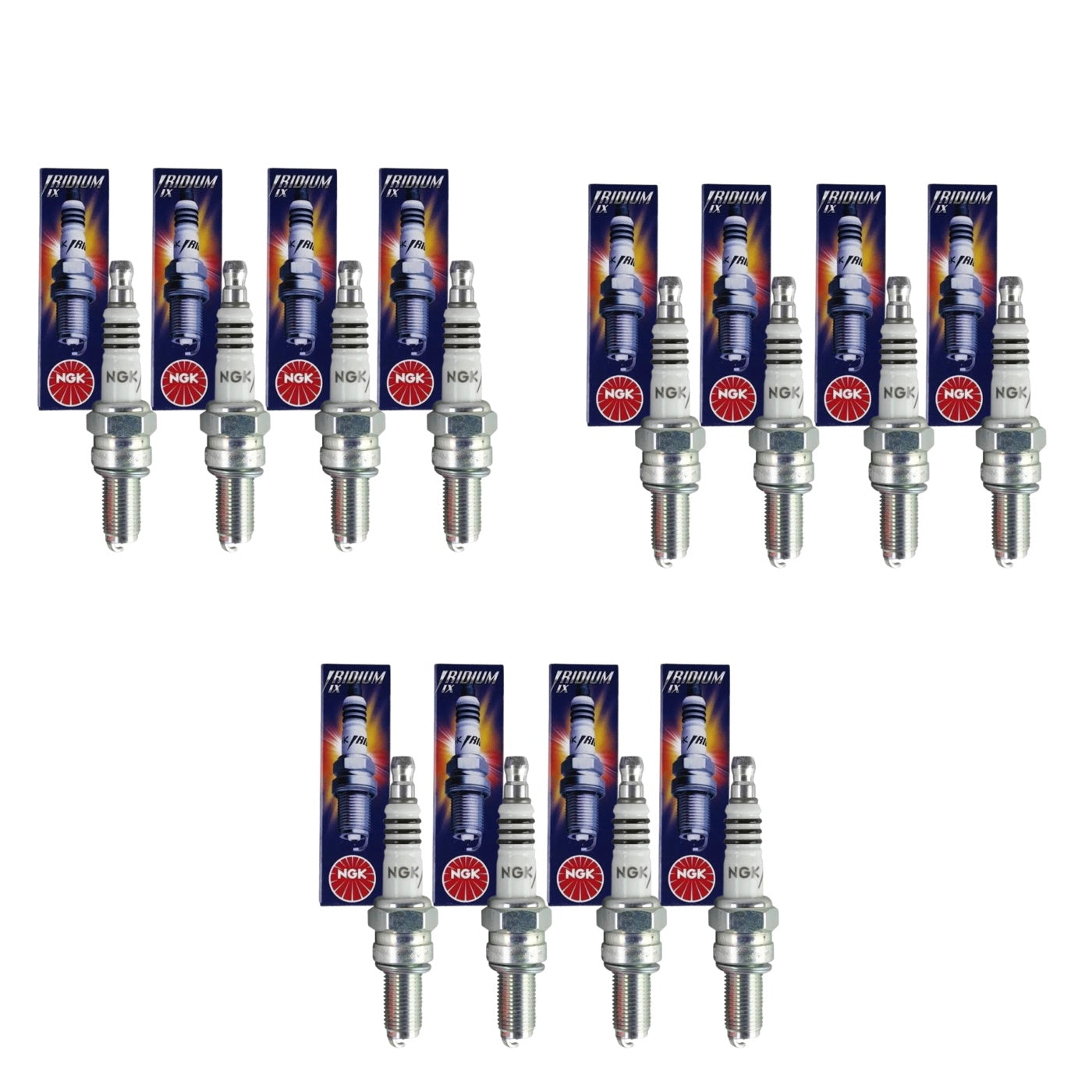 Jogo 12 Velas Ignição Iridium IX - Ngk - BKR6EIX - (1)