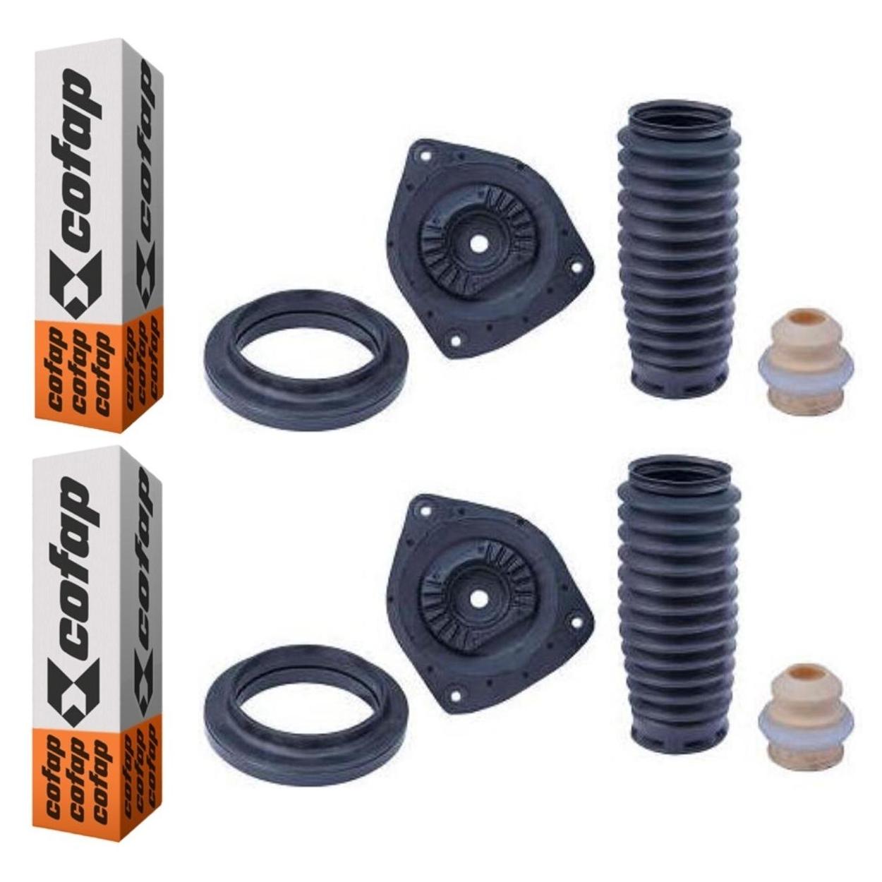 Par Kit do Amortecedor Rolamento Batente Coifa Coxim Dianteiro - Cofap - Tkc18105 - (1)