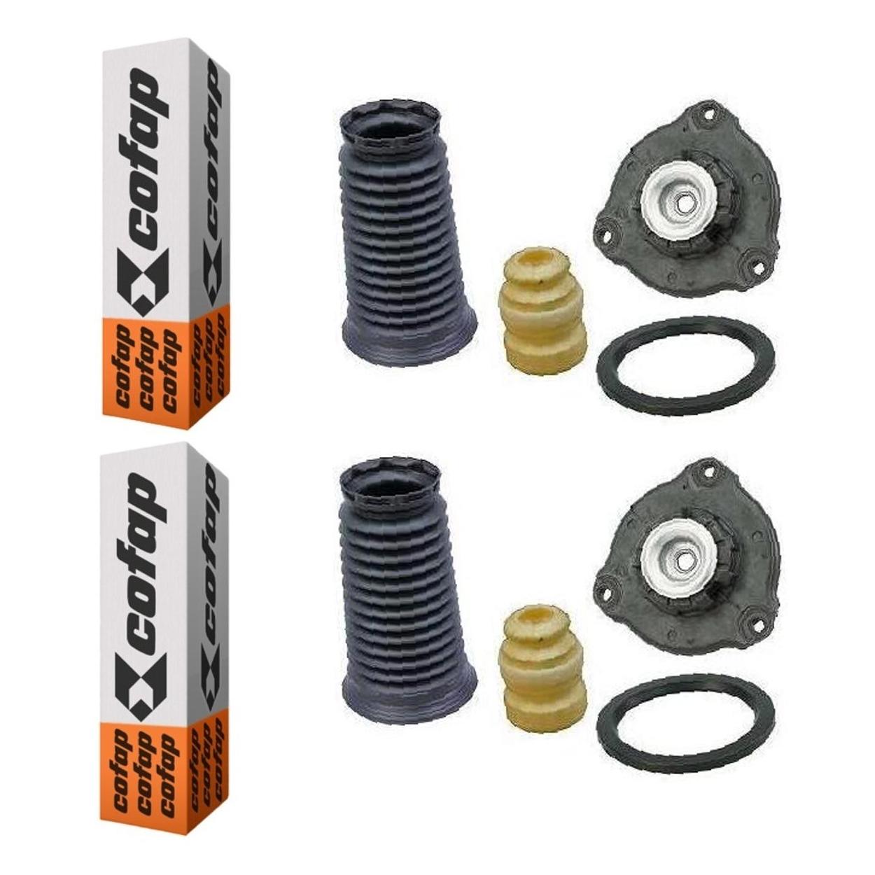 Par Kit do Amortecedor Rolamento Batente Coifa Coxim Dianteiro - Cofap - Tkc03130 - (1)