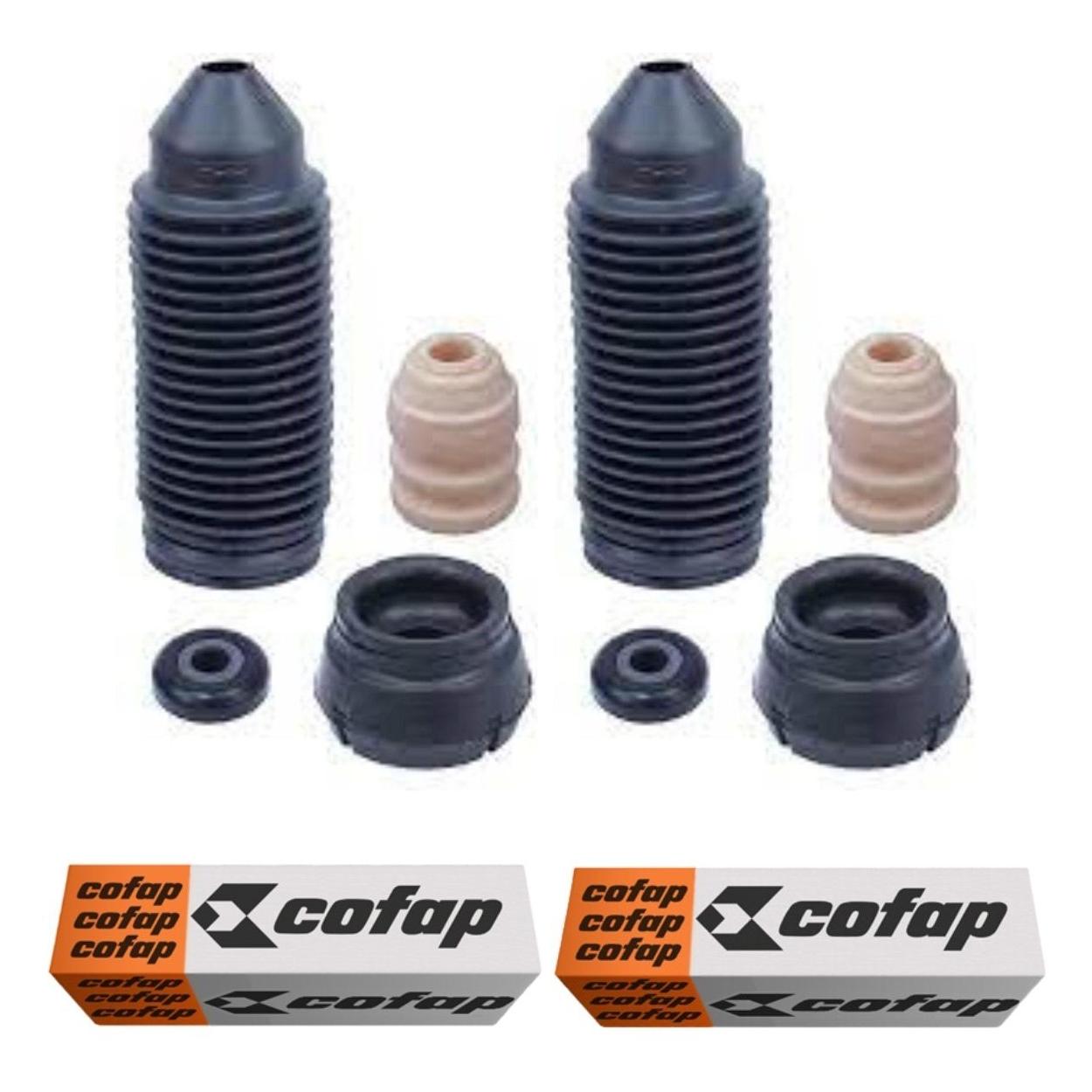 Par Kit do Amortecedor Batente Coifa Coxim Rolamento Dianteiro - Cofap - Tkc01116 - (1)