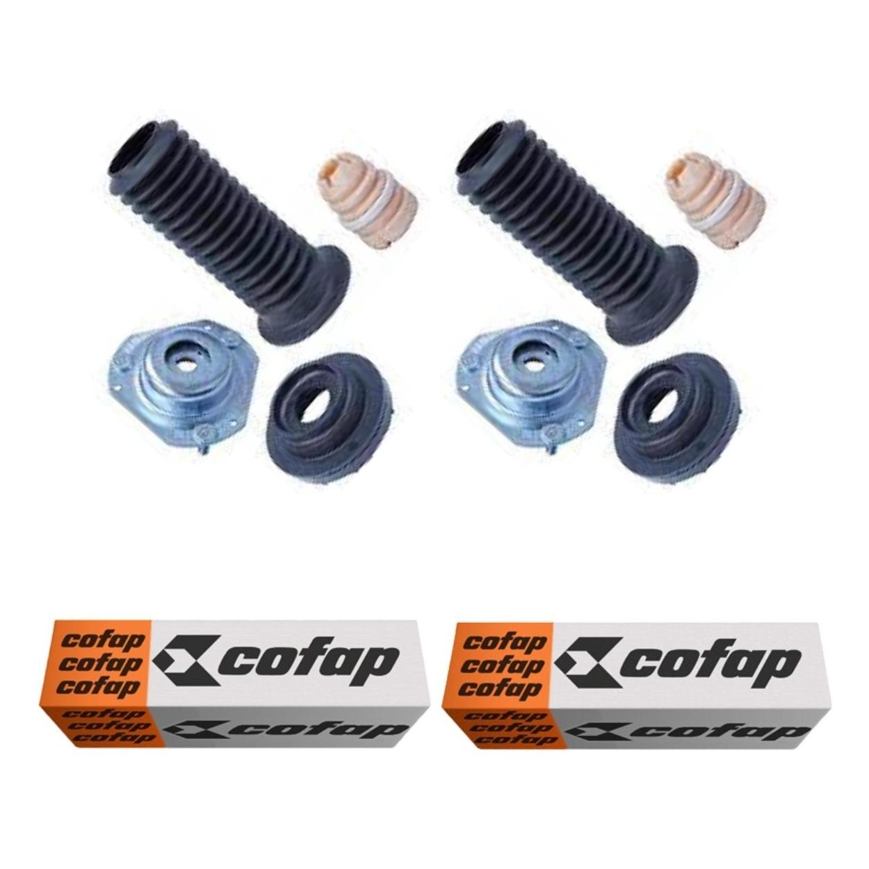Par Kit do Amortecedor Rolamento Batente Coifa Coxim Dianteiro - Cofap - Tkc08119 - (1)