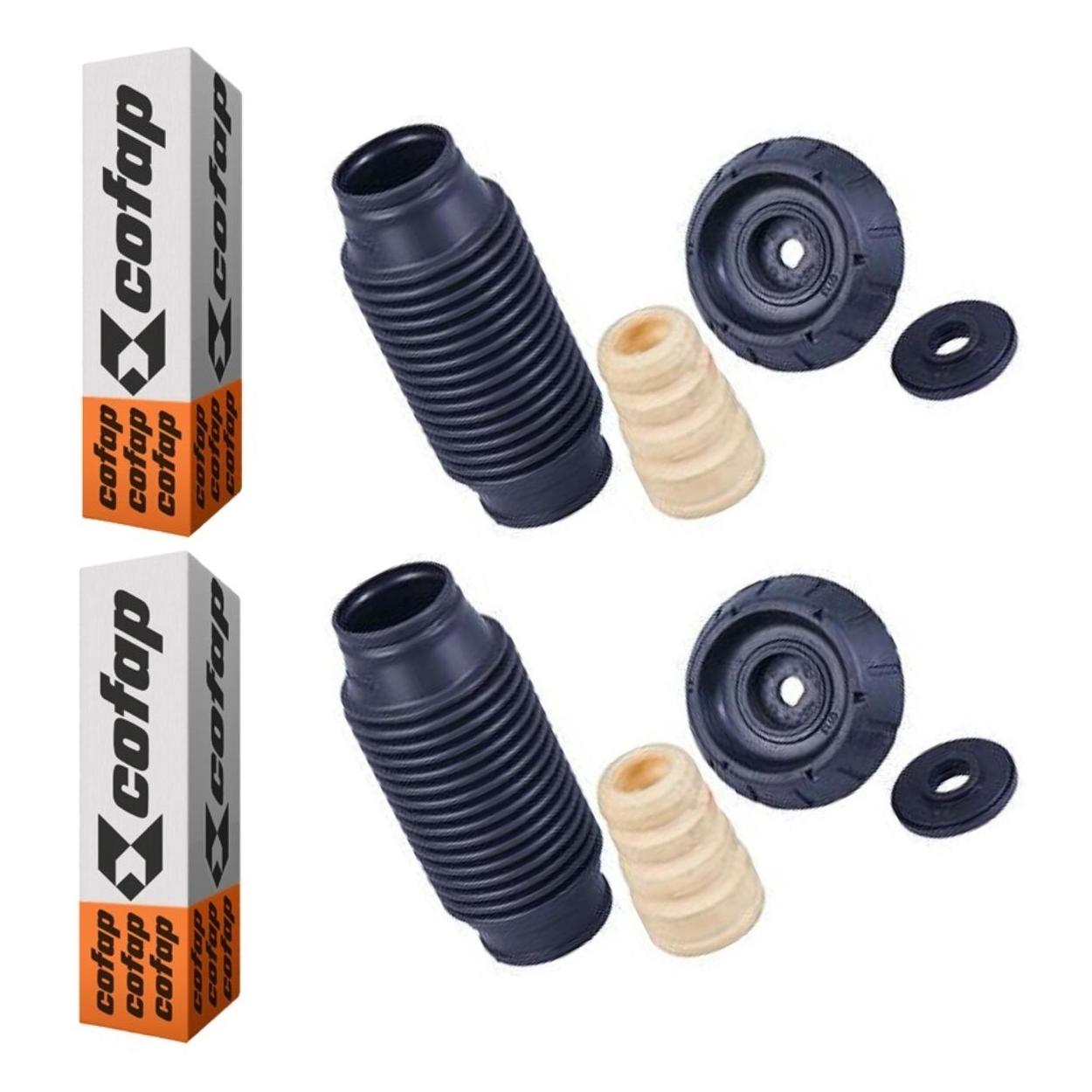 Par Kit do Amortecedor Batente Coifa Coxim Rolamento Dianteiro - Cofap - Tkc33001 - (1)