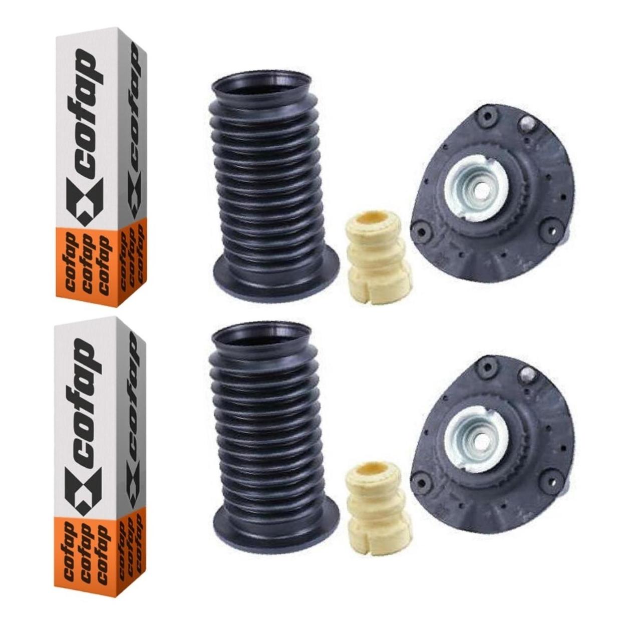 Par Kit do Amortecedor Batente Coifa Coxim Rolamento Dianteiro - Cofap - Tkc04127 - (1)