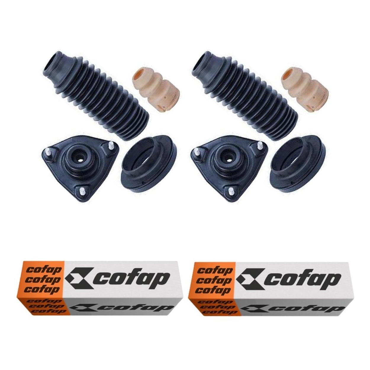Par Kit do Amortecedor Rolamento Batente Coifa Coxim Dianteiro - Cofap - Tkc32106 - (1)
