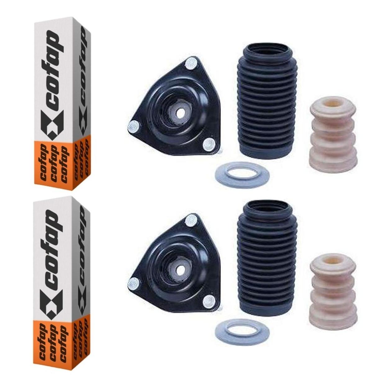 Par Kit do Amortecedor Rolamento Batente Coifa Coxim Dianteiro - Cofap - Tkc39002 - (1)