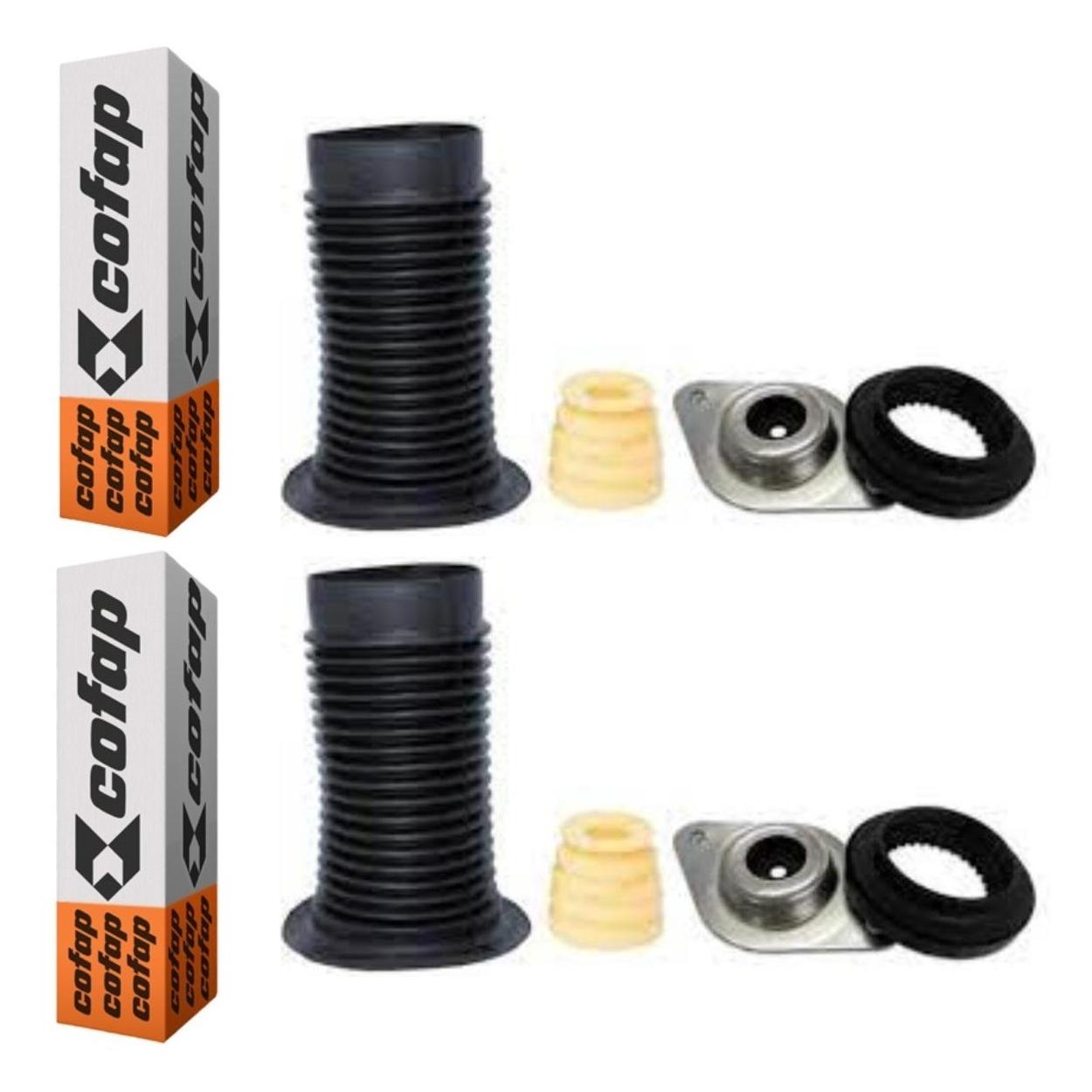 Par Kit do Amortecedor Batente Coifa Coxim Rolamento Dianteiro - Cofap - Tkc18106 - (1)