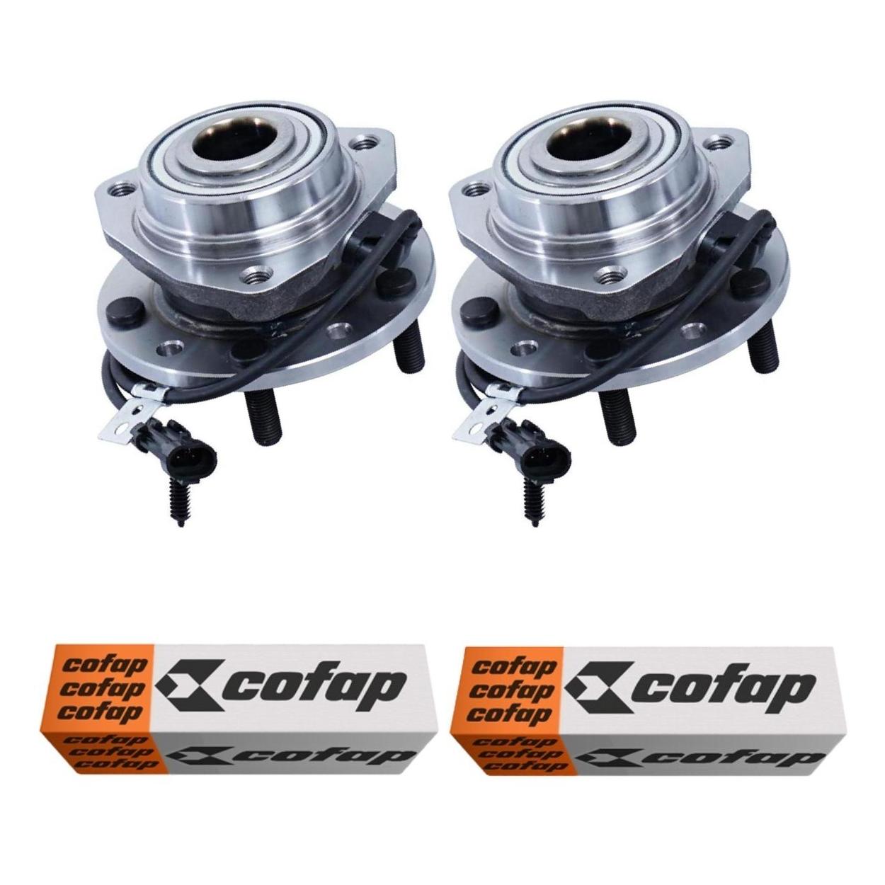 Par Cubo Roda 5 Furos Rolamento Abs Dianteiro - Cofap - Crc04012 - (1)