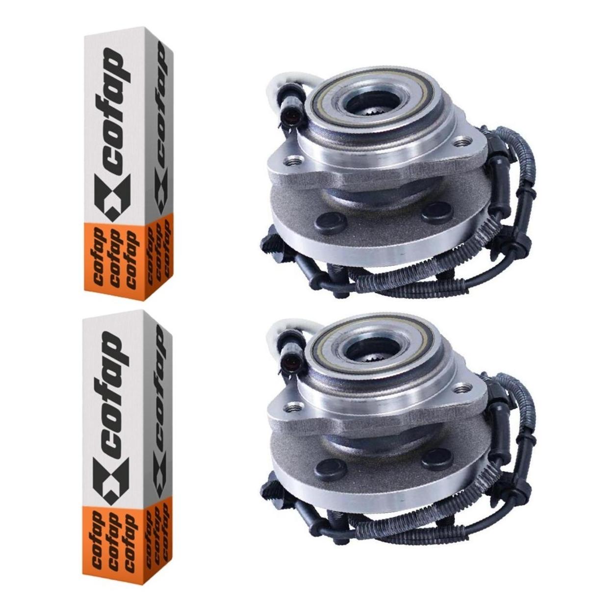 Par Cubo Roda 5 Furos Rolamento Abs Dianteiro - Cofap - Crc08006 - (1)