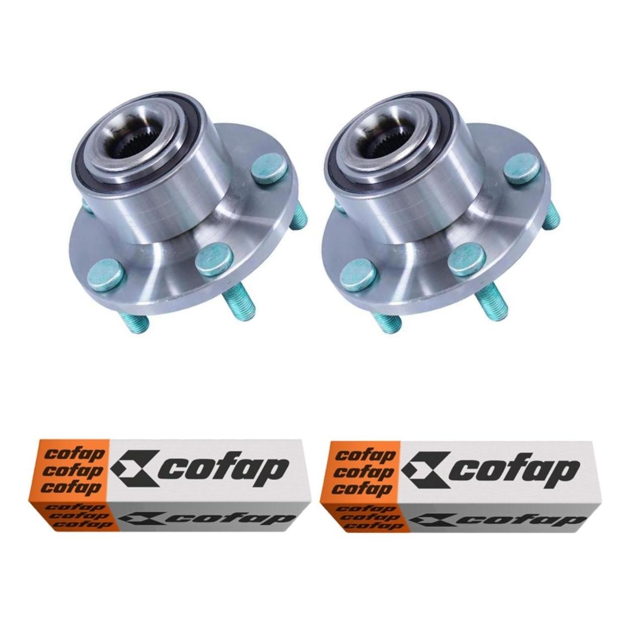 Par Cubo Roda 5 Furos Rolamento Abs Dianteiro - Cofap - Crc08005 - (1)