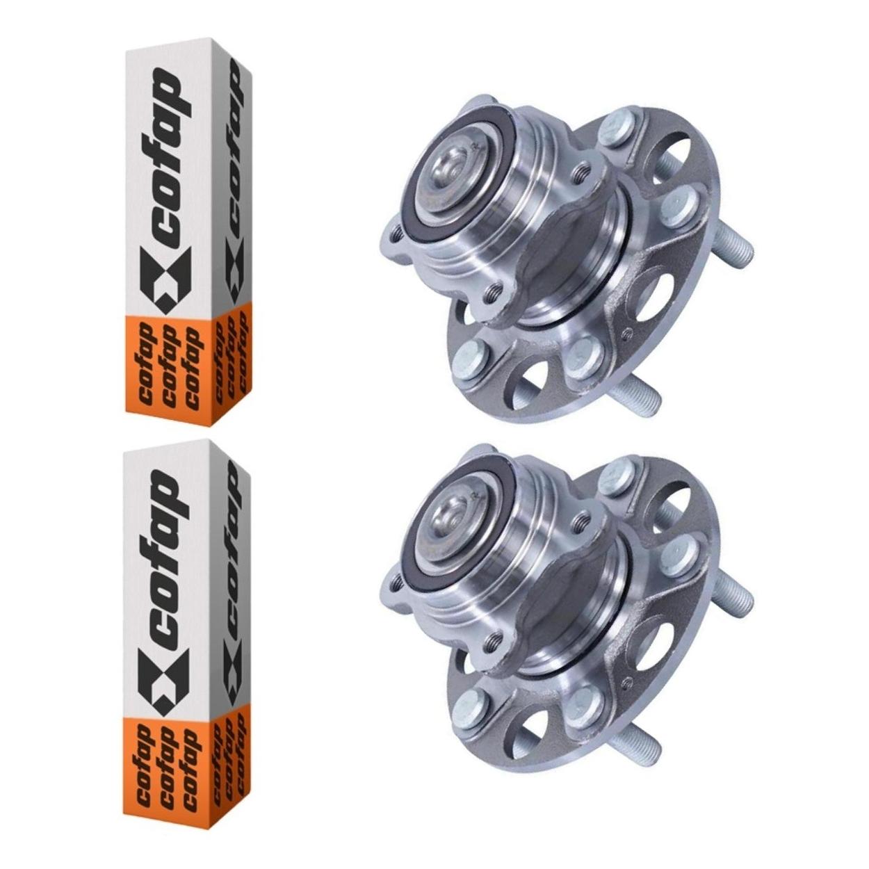 Par Cubo Roda 5 Furos Rolamento Abs Traseiro - Cofap - Crc10001 - (1)