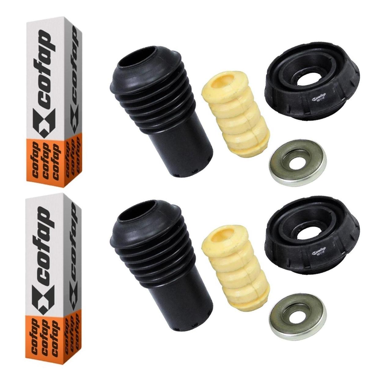 Par Kit do Amortecedor Batente Coifa Coxim Rolamento Dianteiro - Cofap - Tkc18103 - (1)