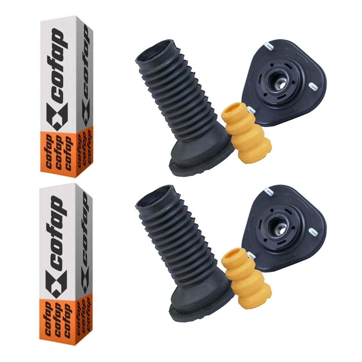 Par Kit do Amortecedor Rolamento Batente Coifa Coxim Dianteiro - Cofap - Tkc22001 - (1)