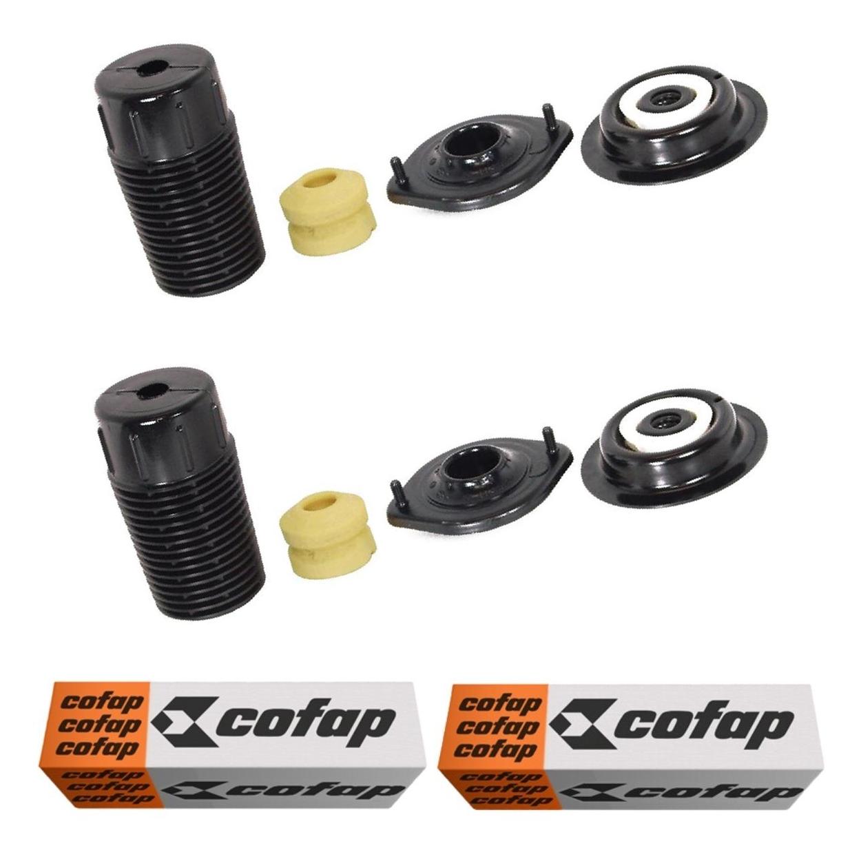 Par Kit do Amortecedor Batente Coifa Coxim Rolamento Dianteiro - Cofap - Tkc04106 - (1)