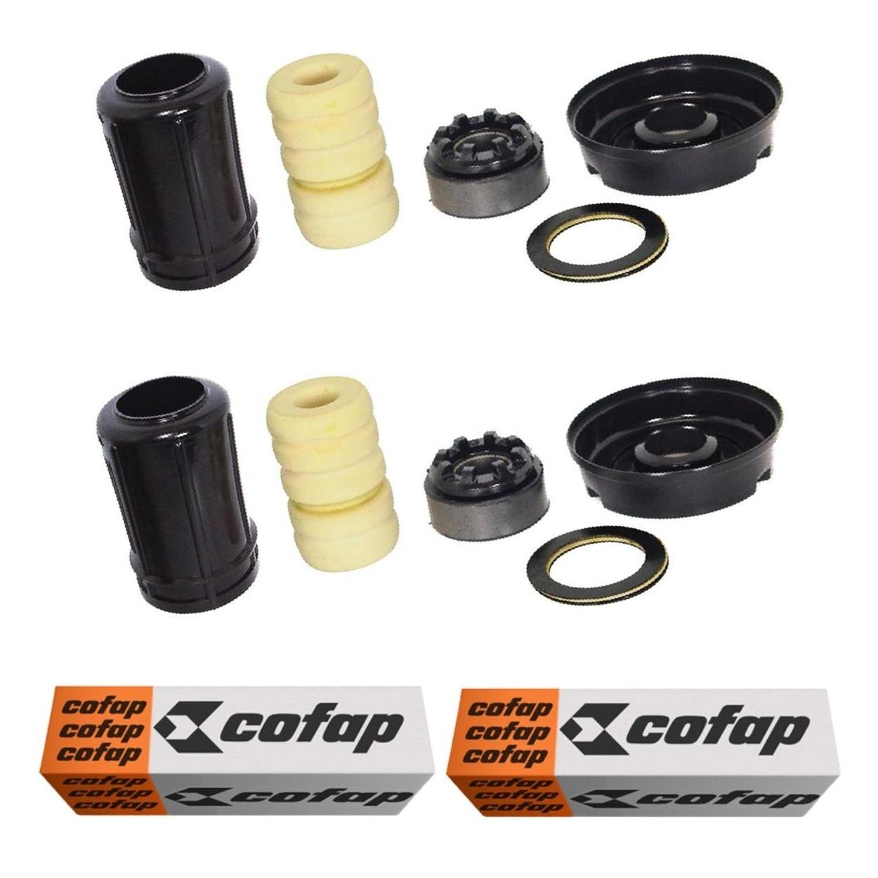Par Kit do Amortecedor Batente Coifa Coxim Rolamento Dianteiro - Cofap - Tkc03101 - (1)