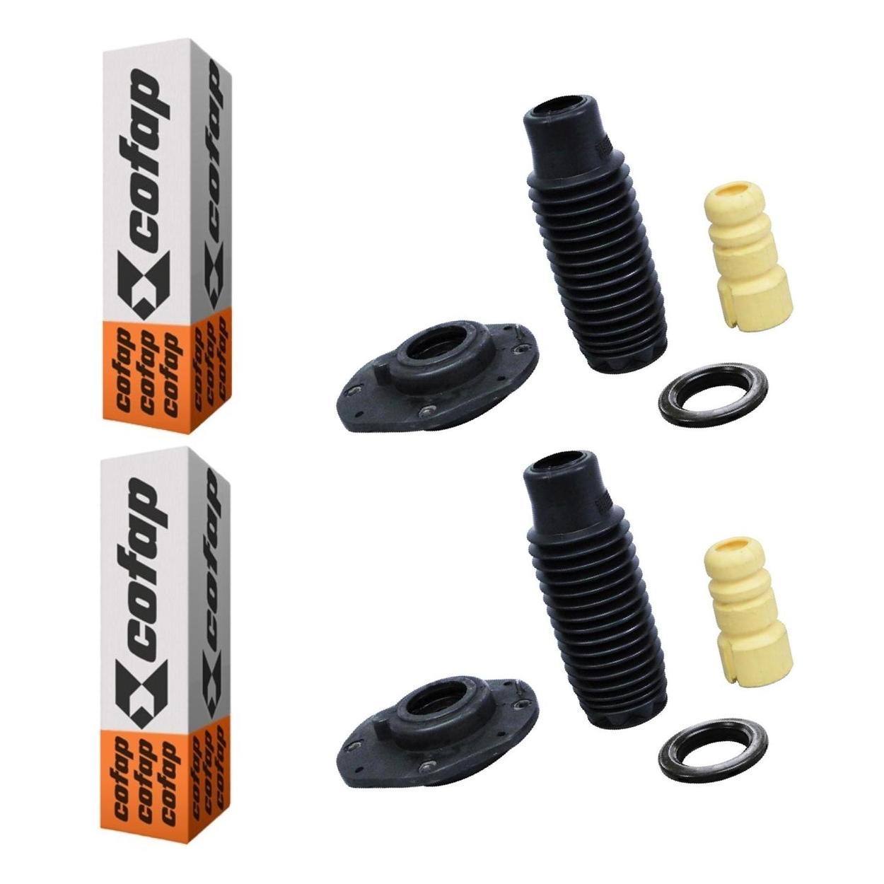 Par Kit do Amortecedor Rolamento Batente Coifa Coxim Dianteiro - Cofap - Tkc55100 - (1)