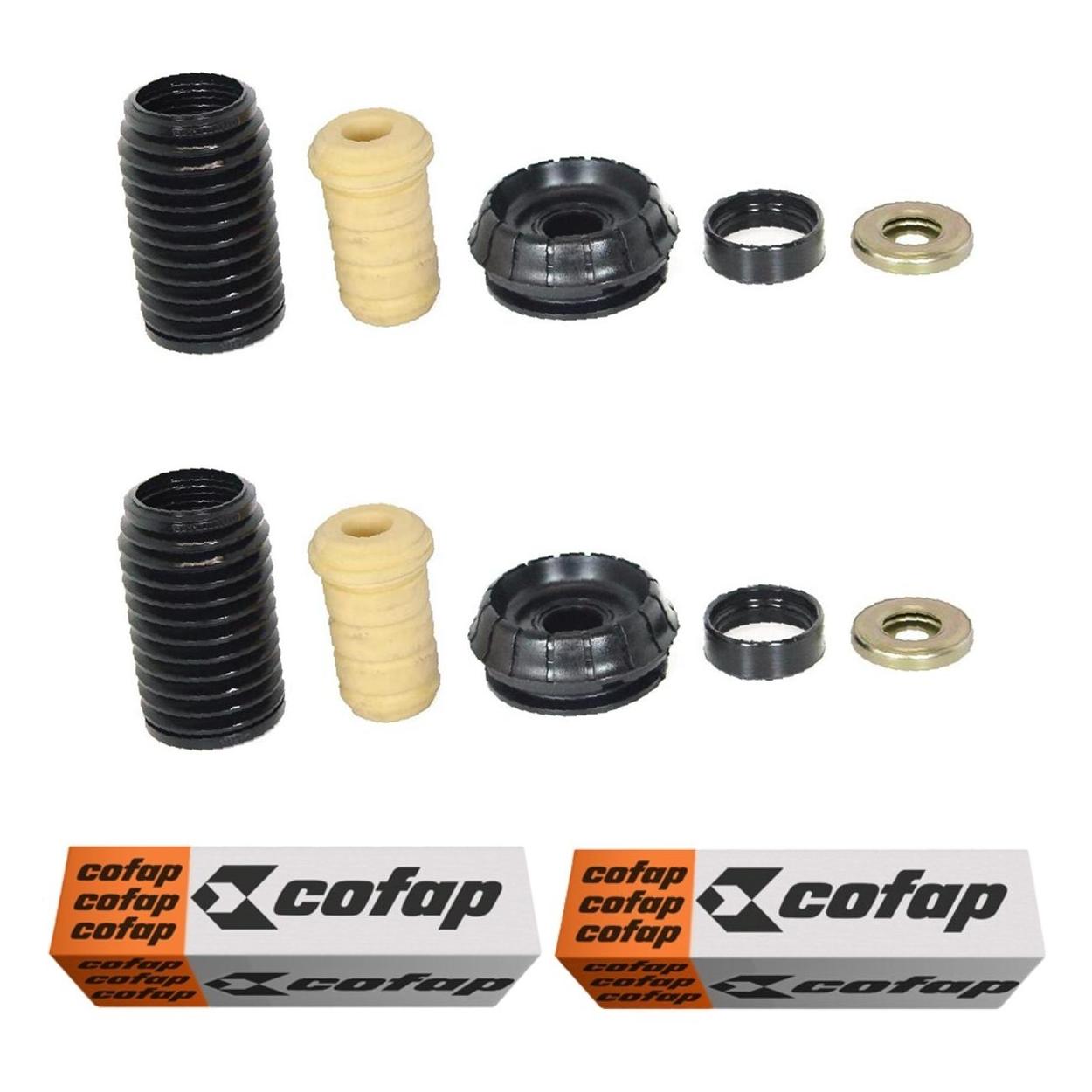 Par Kit do Amortecedor Rolamento Batente Coifa Coxim Dianteiro - Cofap - Tkc18102 - (1)