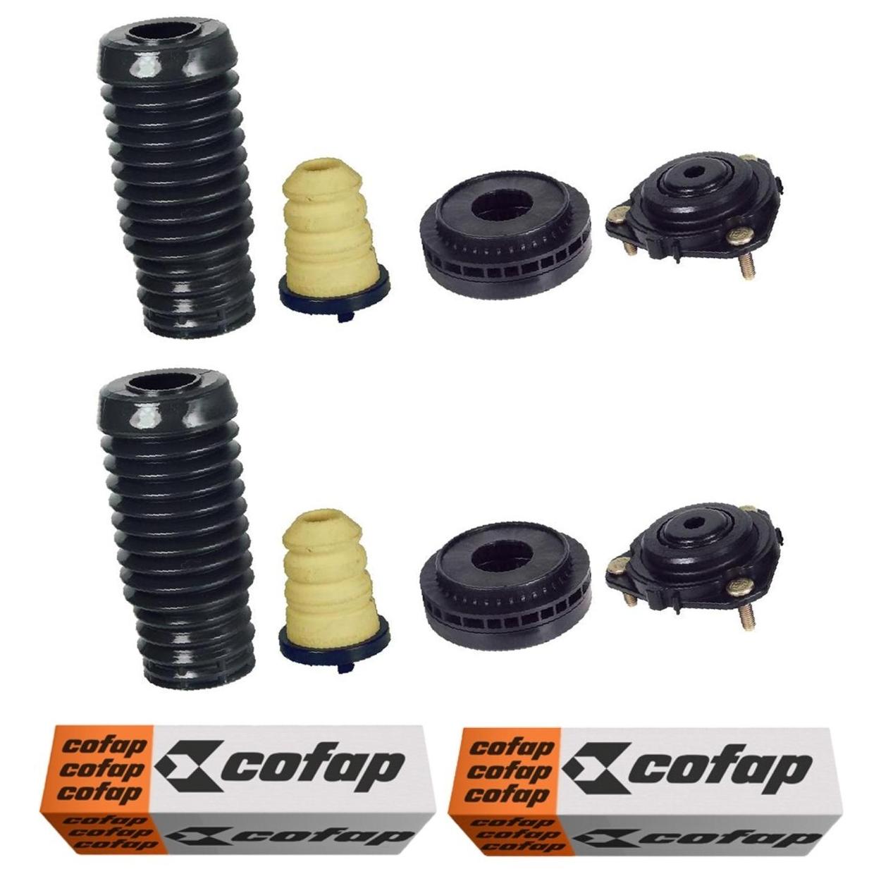 Par Kit do Amortecedor Rolamento Batente Coifa Coxim Dianteiro - Cofap - Tkc08105 - (1)