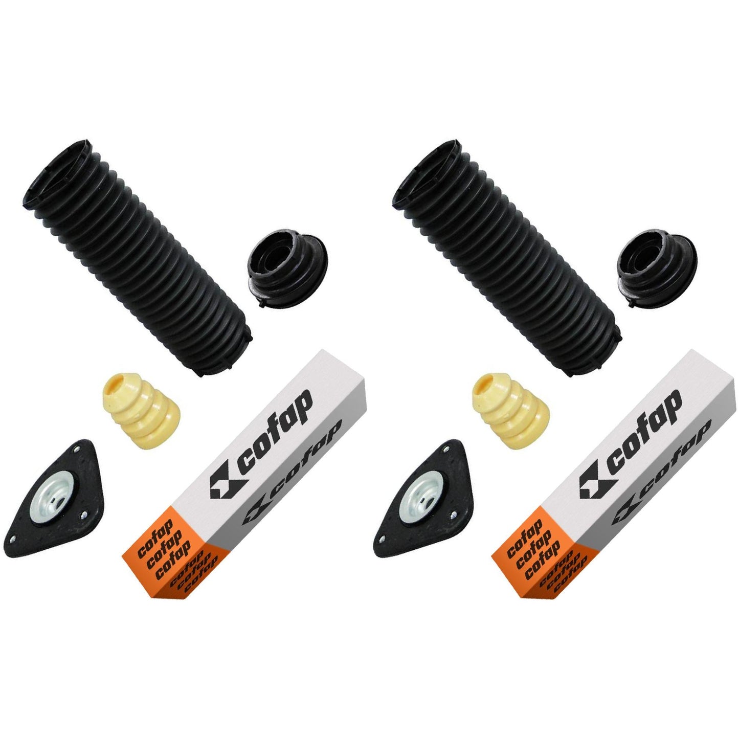 Par Kit Reparo Amortecedor Dianteiro Com Rolamento - Cofap - Tkc08107 - (1)