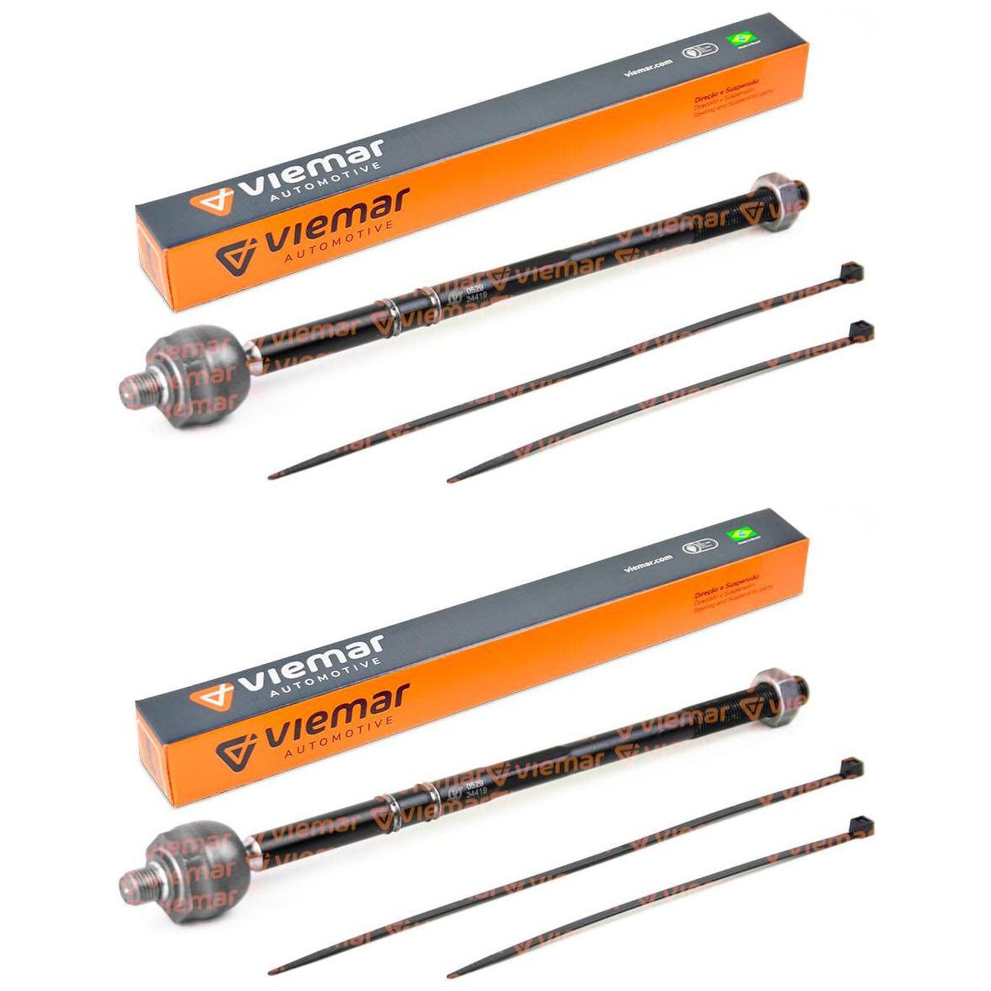 Par de Terminais Axiais Elétrica - Viemar - 680529 - (1)