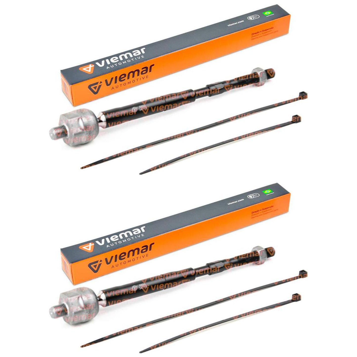 Par de Terminais Axiais Elétrica - Viemar - 680550 - (1)