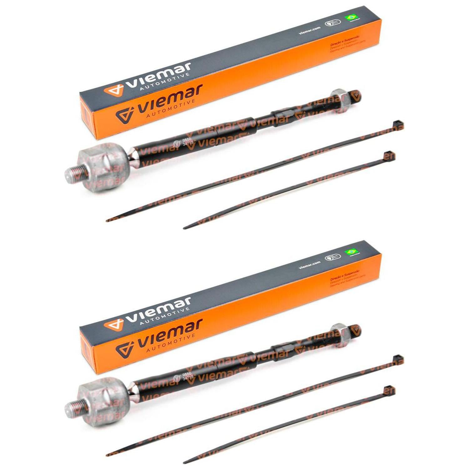 Par de Terminais Axiais Elétrica - Viemar - 680550 - (1)