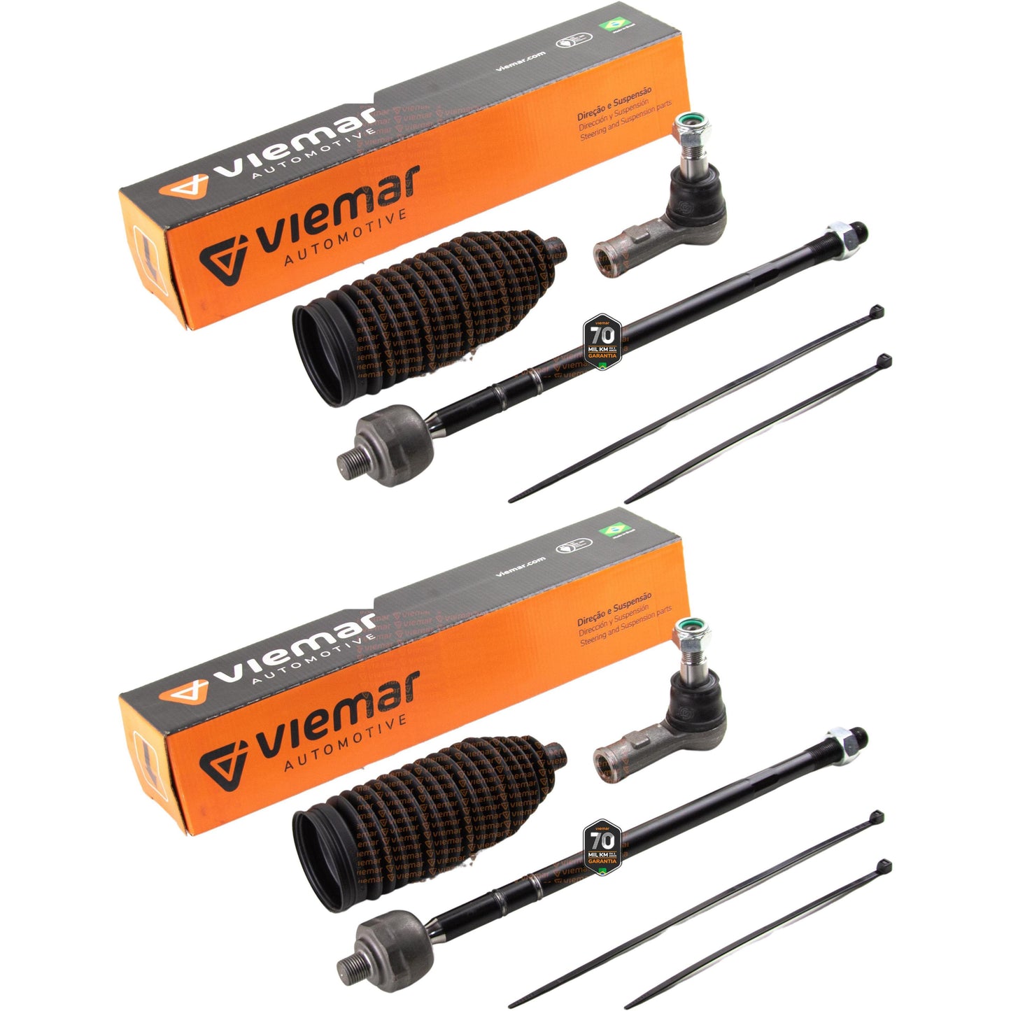Par de Terminais de Direção e Axial - Viemar - 750218 - (1)
