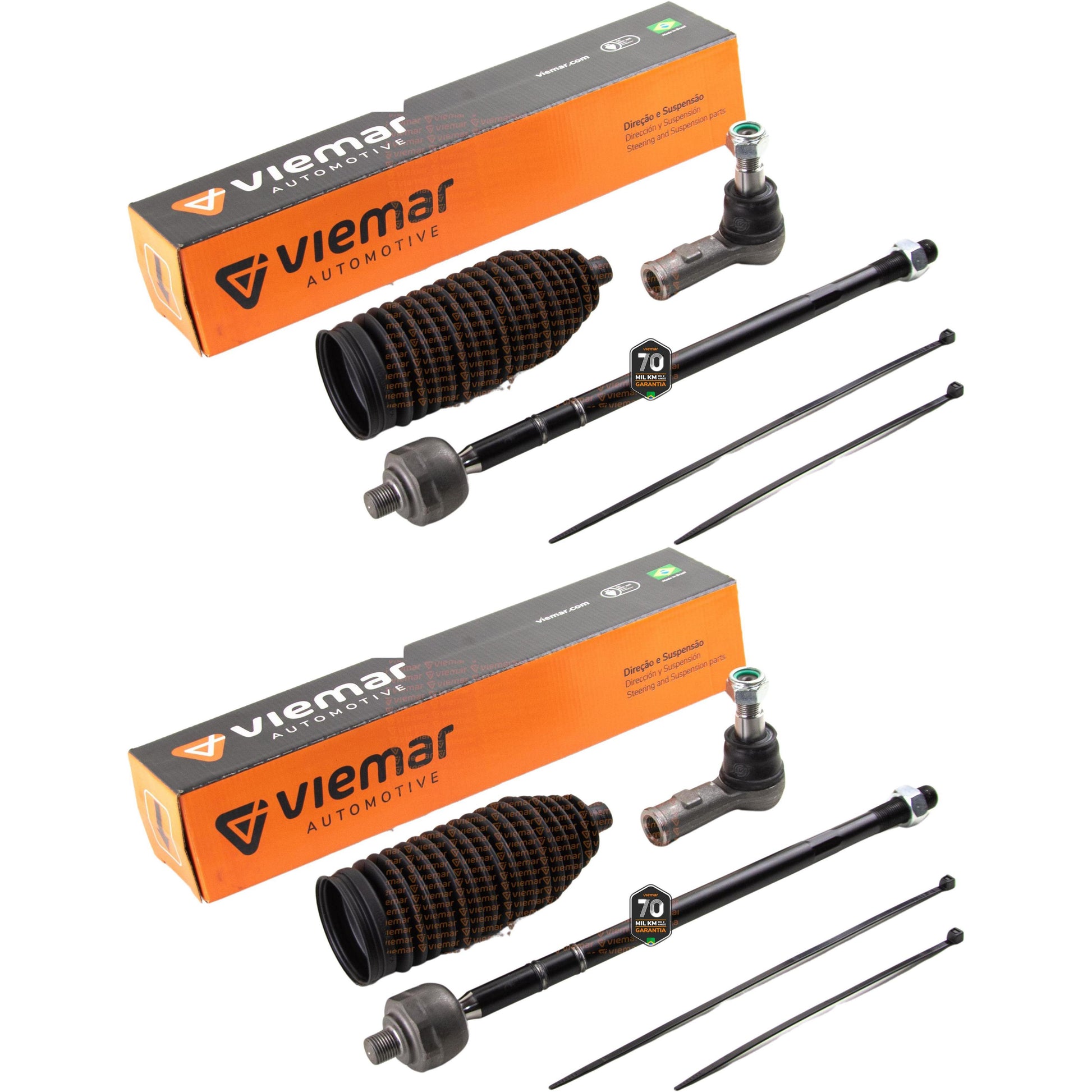 Par de Terminais de Direção e Axial - Viemar - 750218 - (1)