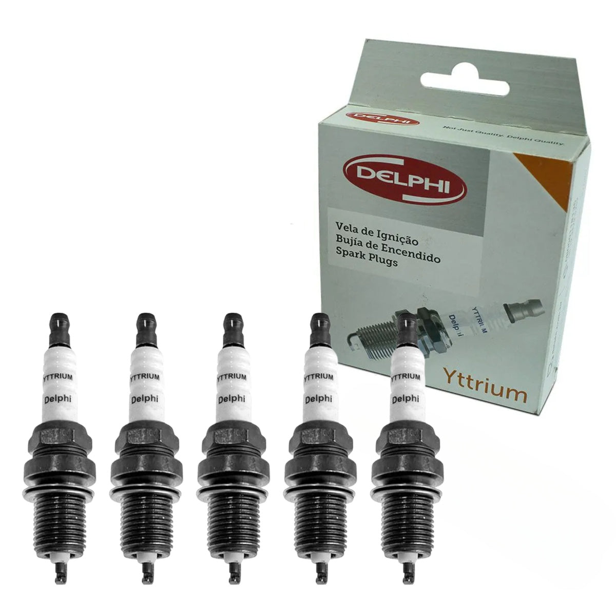 Jogo 5 Velas de Ignição Yttrium - Delphi - XH40004 - (1)