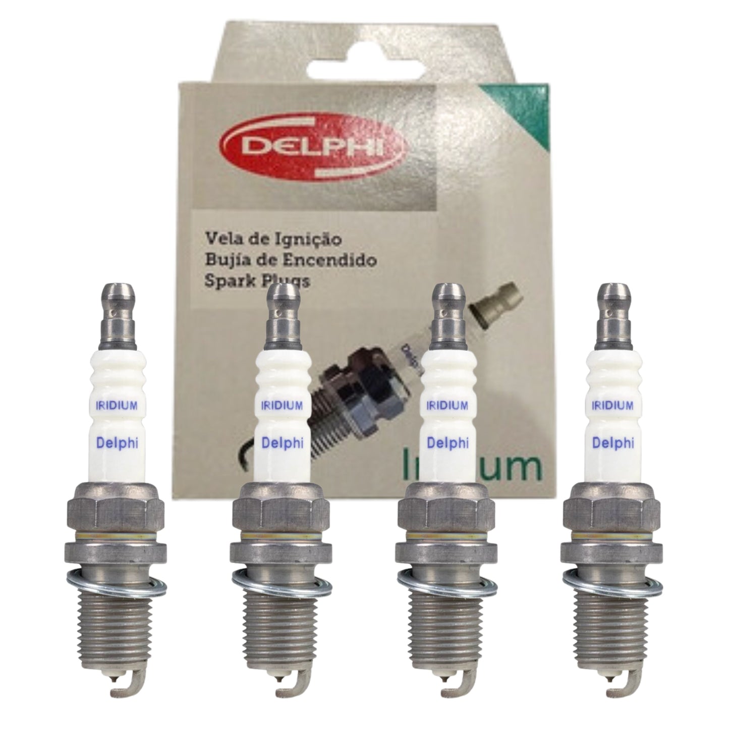 Jogo 4 Velas de Ignição Iridium - Delphi - XH60012 - (1)