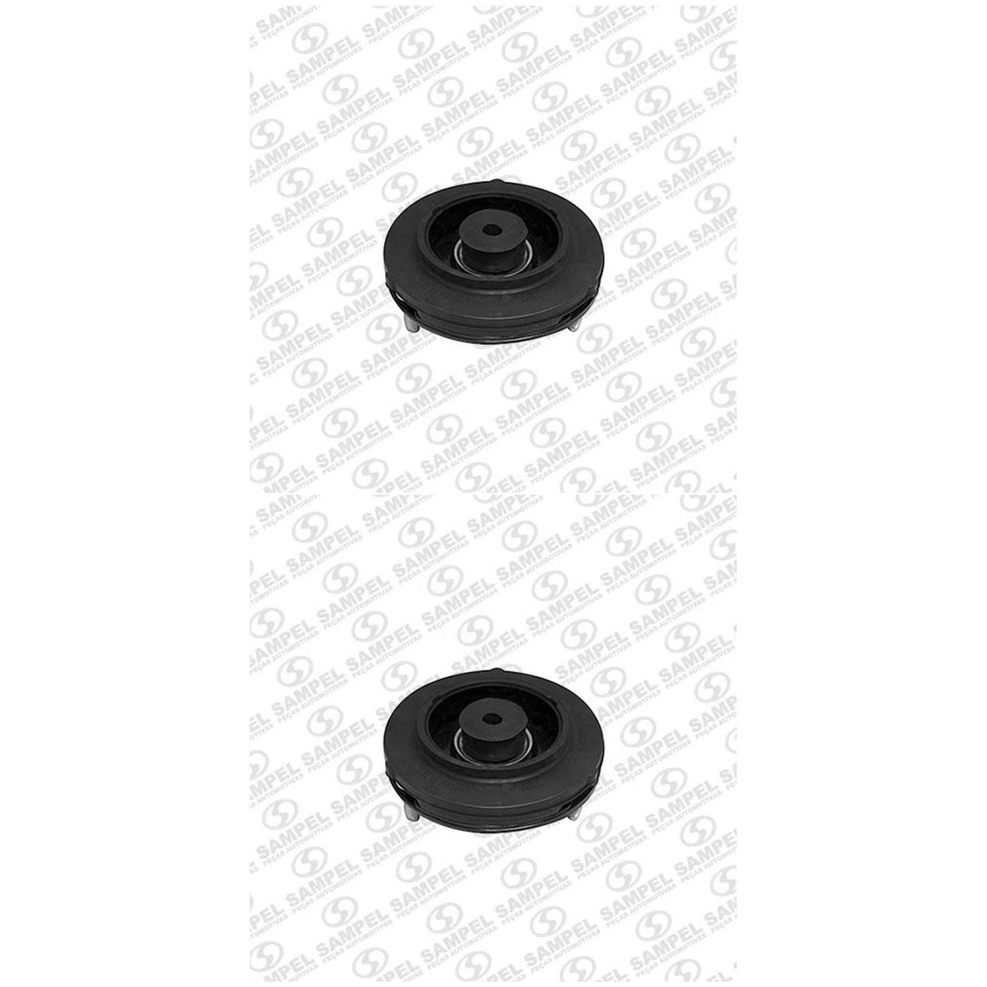Par Suporte Do Amortecedor Dianteiro Com Calço De Mola Plano - Sampel - 3169 - (1)