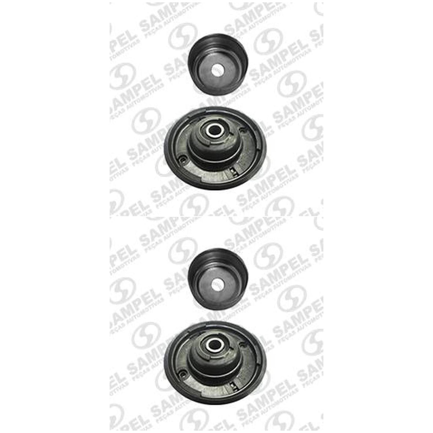 Par Suporte Superior Do Amortecedor Dianteira - Sem Rolamento Com Caneca - Sampel - 8065C - (1)