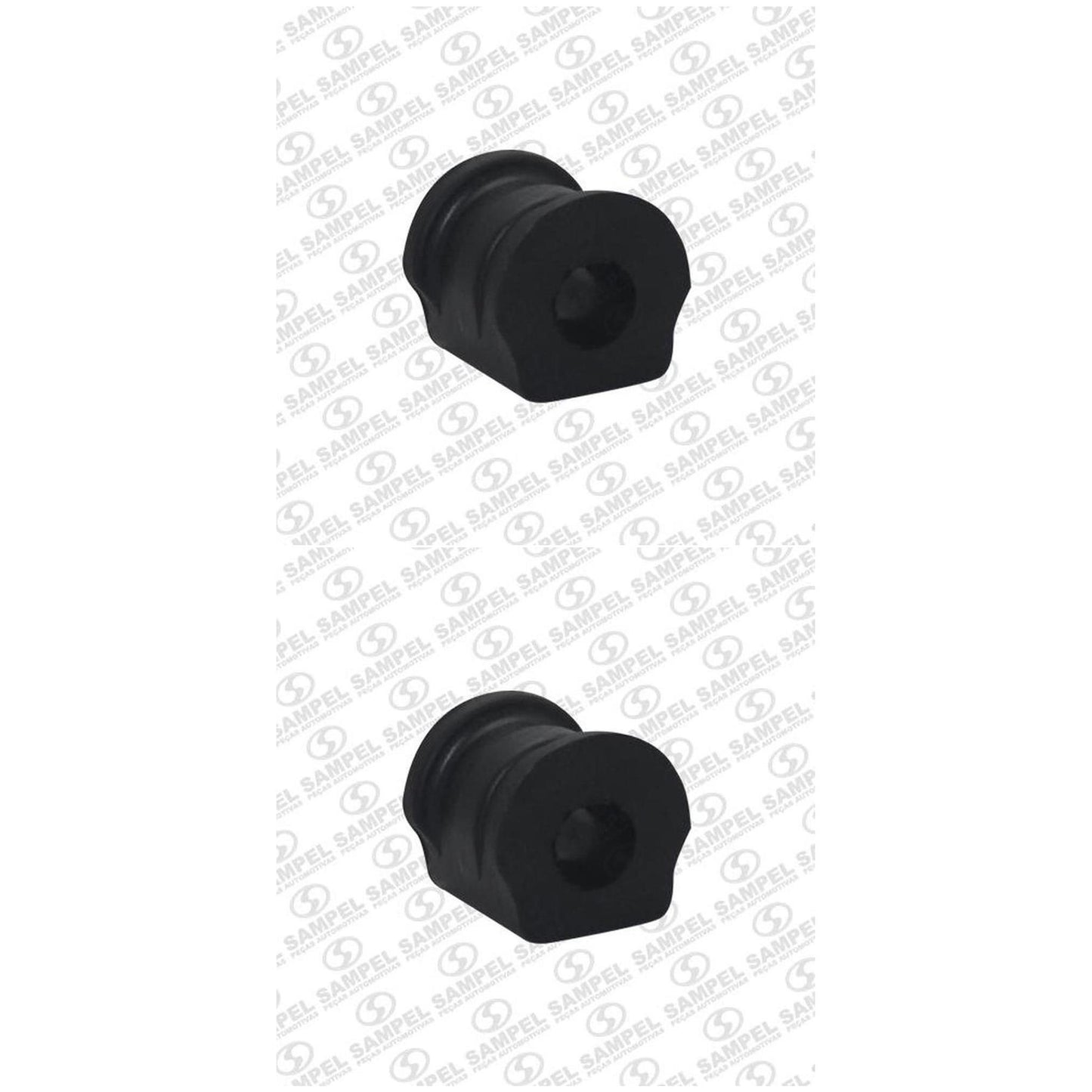 Par Bucha Da Barra Estabilizadora - Suspnsão Dianteira - (Furo Ø 16Mm) - Sampel - 4997 - (1)
