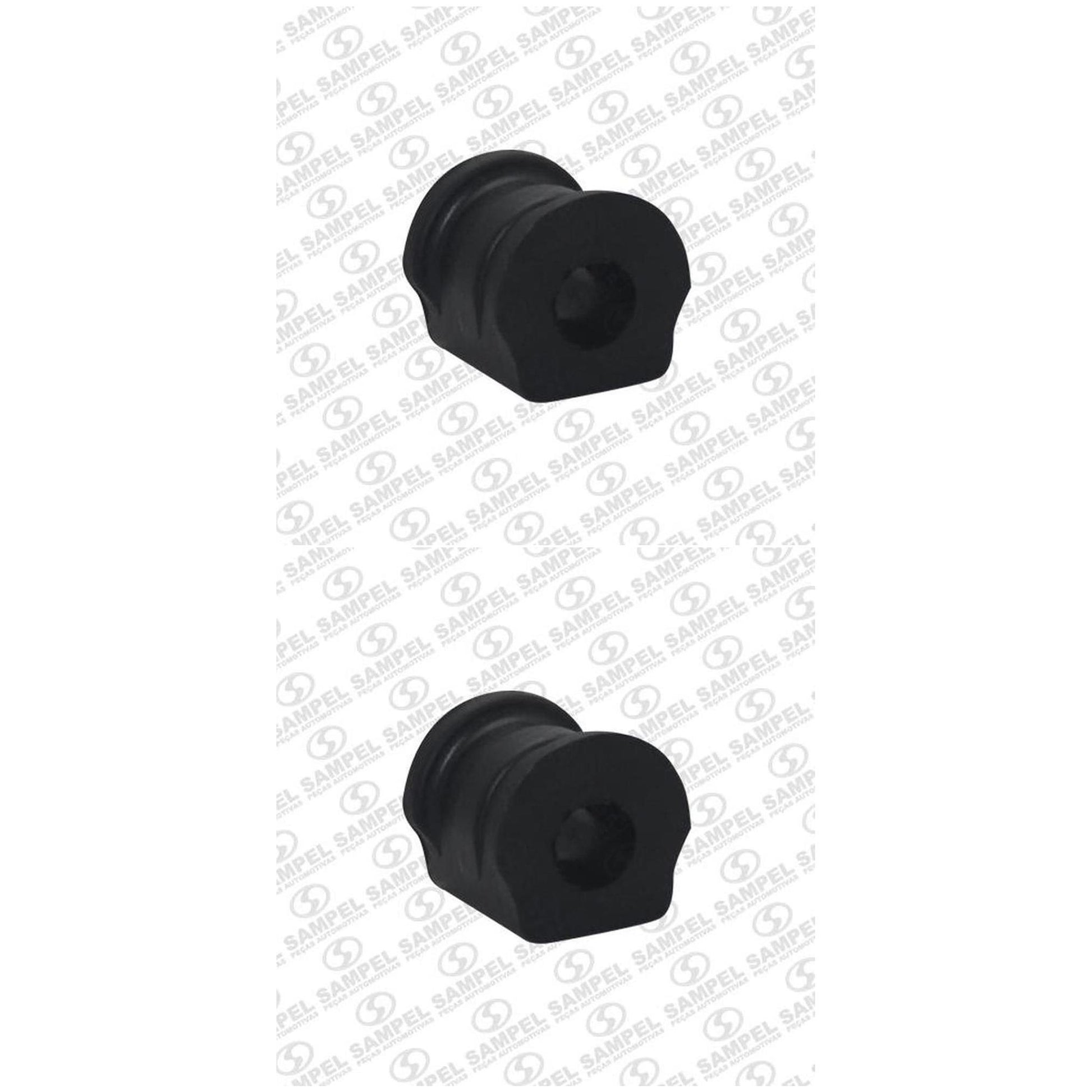 Par Bucha Da Barra Estabilizadora - Suspnsão Dianteira - (Furo Ø 16Mm) - Sampel - 4997 - (1)