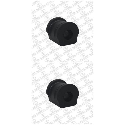 Par Bucha Da Barra Estabilizadora - Suspnsão Dianteira - (Furo Ø 16Mm) - Sampel - 4997 - (1)