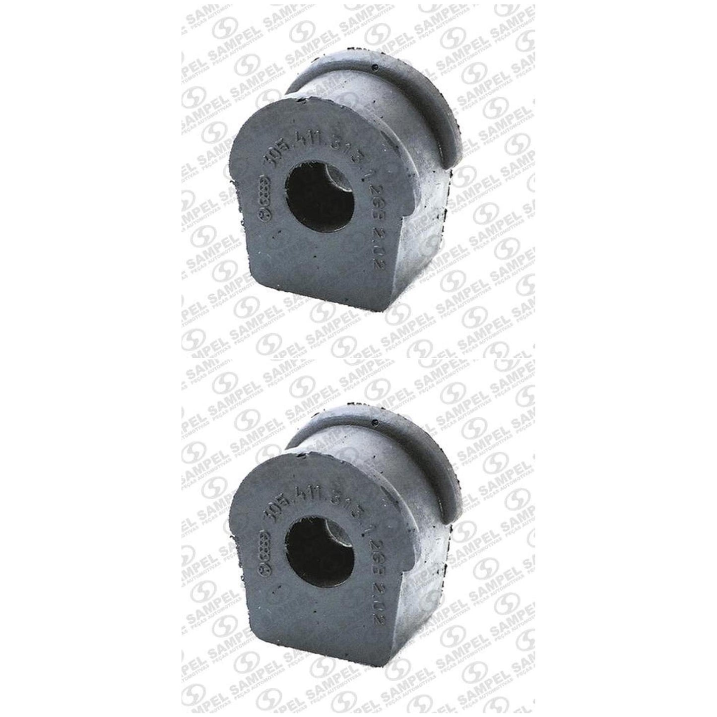 Par Bucha Da Barra Estabilizadora Dianteira - (Furo Ø 14,5Mm) - Sampel - 4890 - (1)