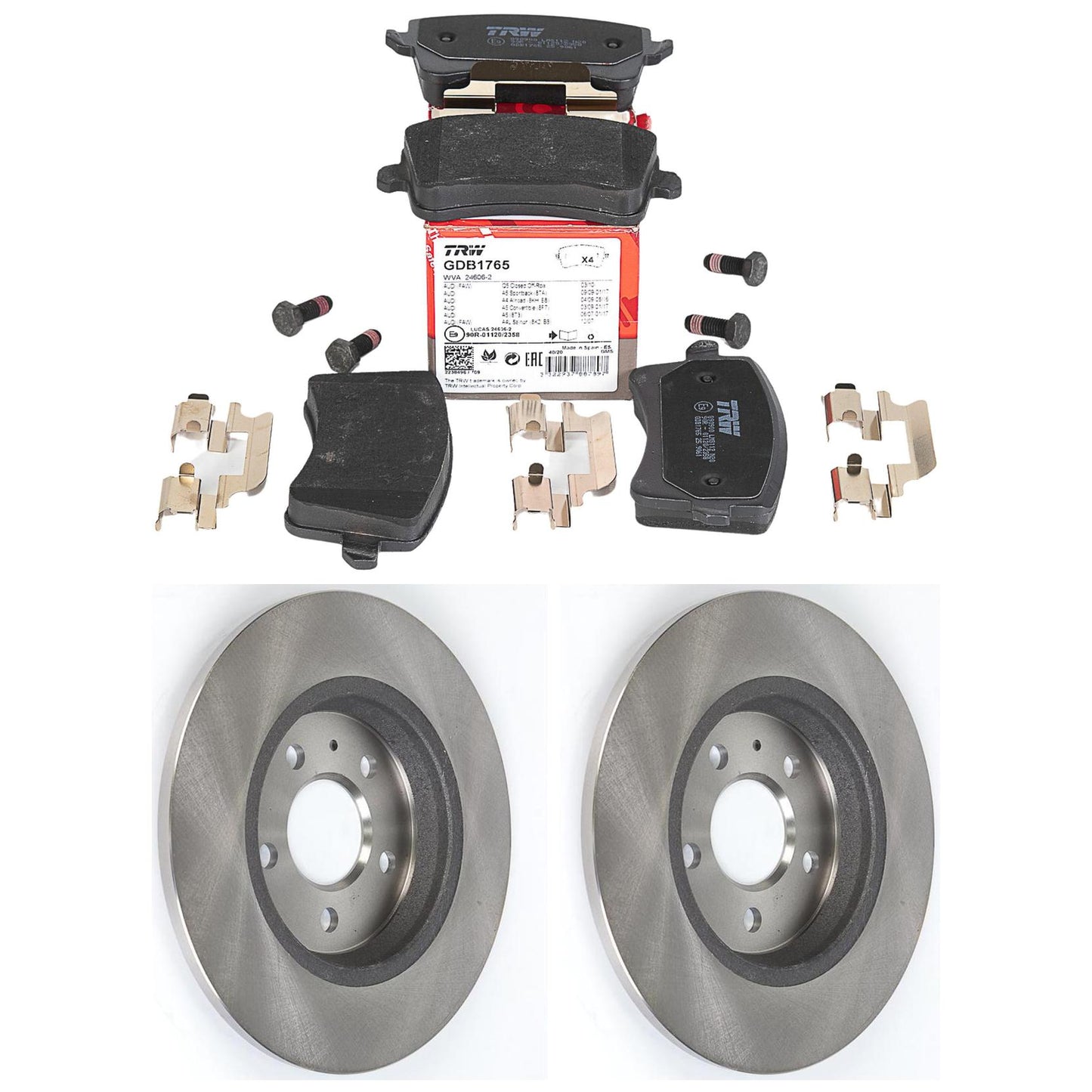Kit Disco e Pastilha Traseira - TRW - GDB1765 - DF964 - (1)
