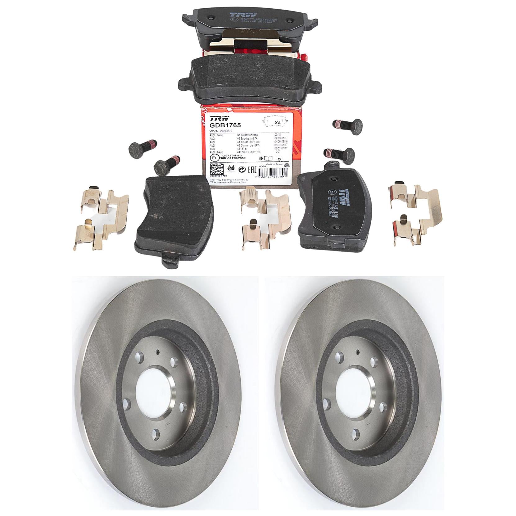 Kit Disco e Pastilha Traseira - TRW - GDB1765 - DF964 - (1)