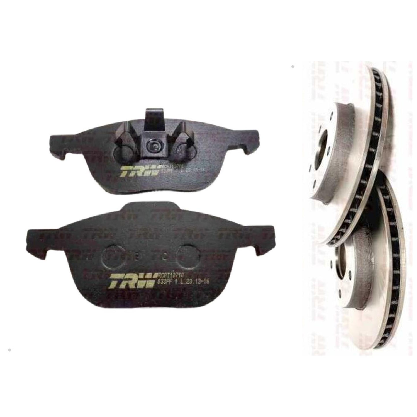 Kit Disco e Pastilha Dianteira - TRW - RCPT13710 - RCDI08400 - (1)