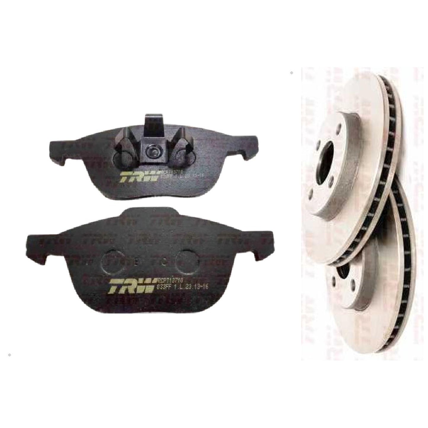 Kit Disco e Pastilha Dianteira - TRW - RCPT13710 - RCDI07960 - (1)