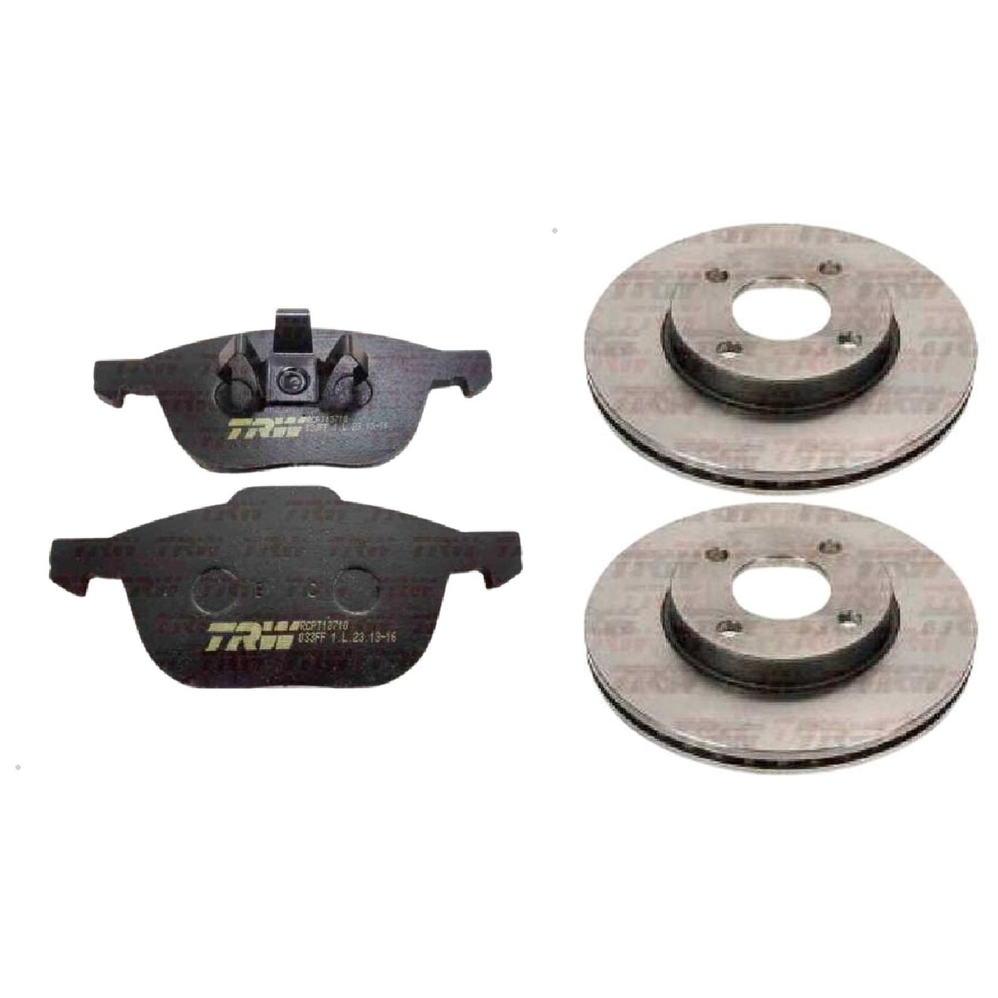 Kit Disco e Pastilha Dianteira - TRW - RCPT13710 - RCDI02850 - (1)