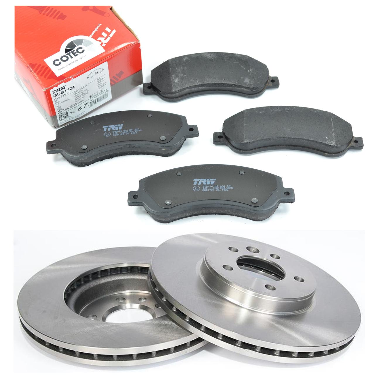 Kit Disco e Pastilha Dianteira - TRW - GDB1724 - DF914 - (1)