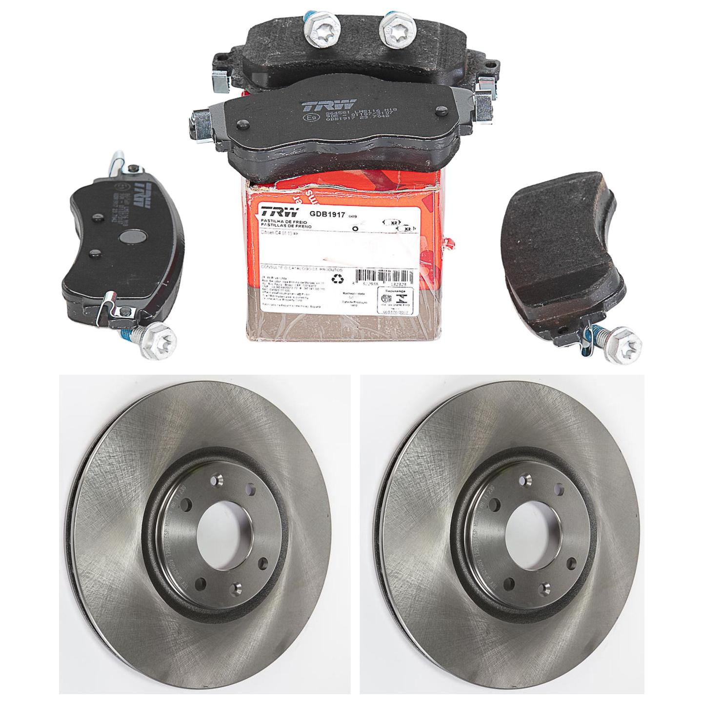 Kit Disco e Pastilha Dianteira - TRW - GDB1917 - DF921 - (1)