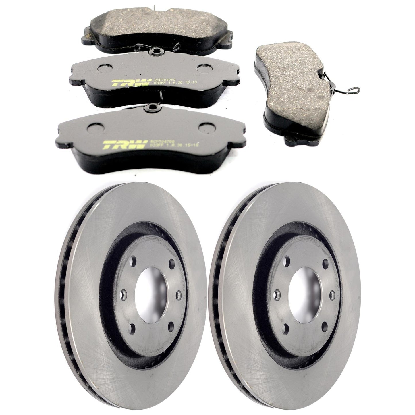 Kit Disco e Pastilha Dianteira - TRW - RCPT04700 - RCDI01370 - (1)