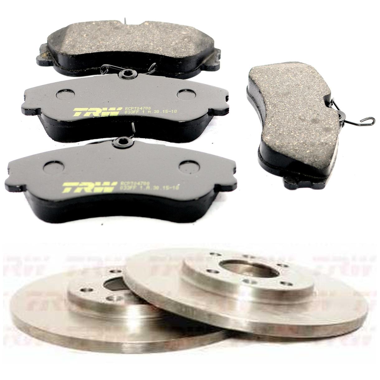Kit Disco e Pastilha Dianteira - TRW - RCPT04700 - RPDI02370 - (1)