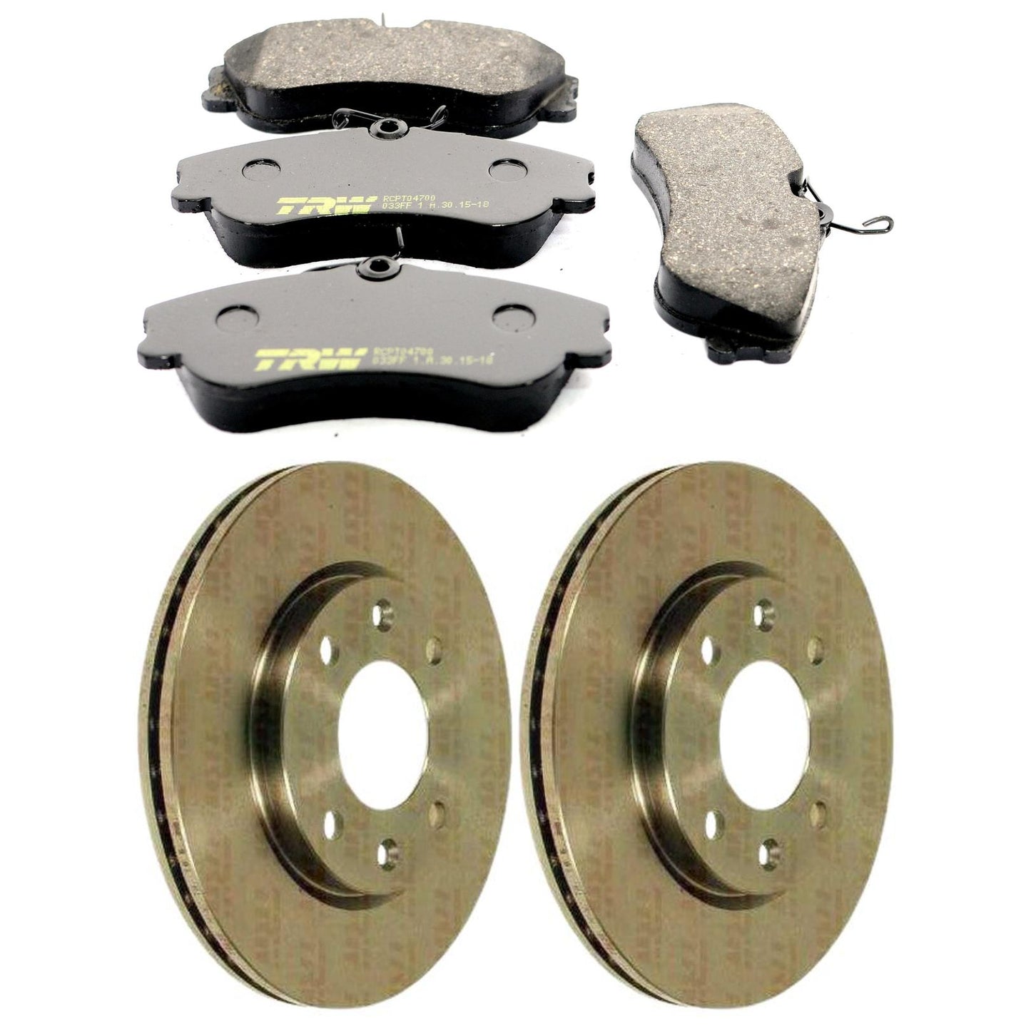 Kit Disco e Pastilha Dianteira - TRW - RCPT04700 - RCDI01480 - (1)